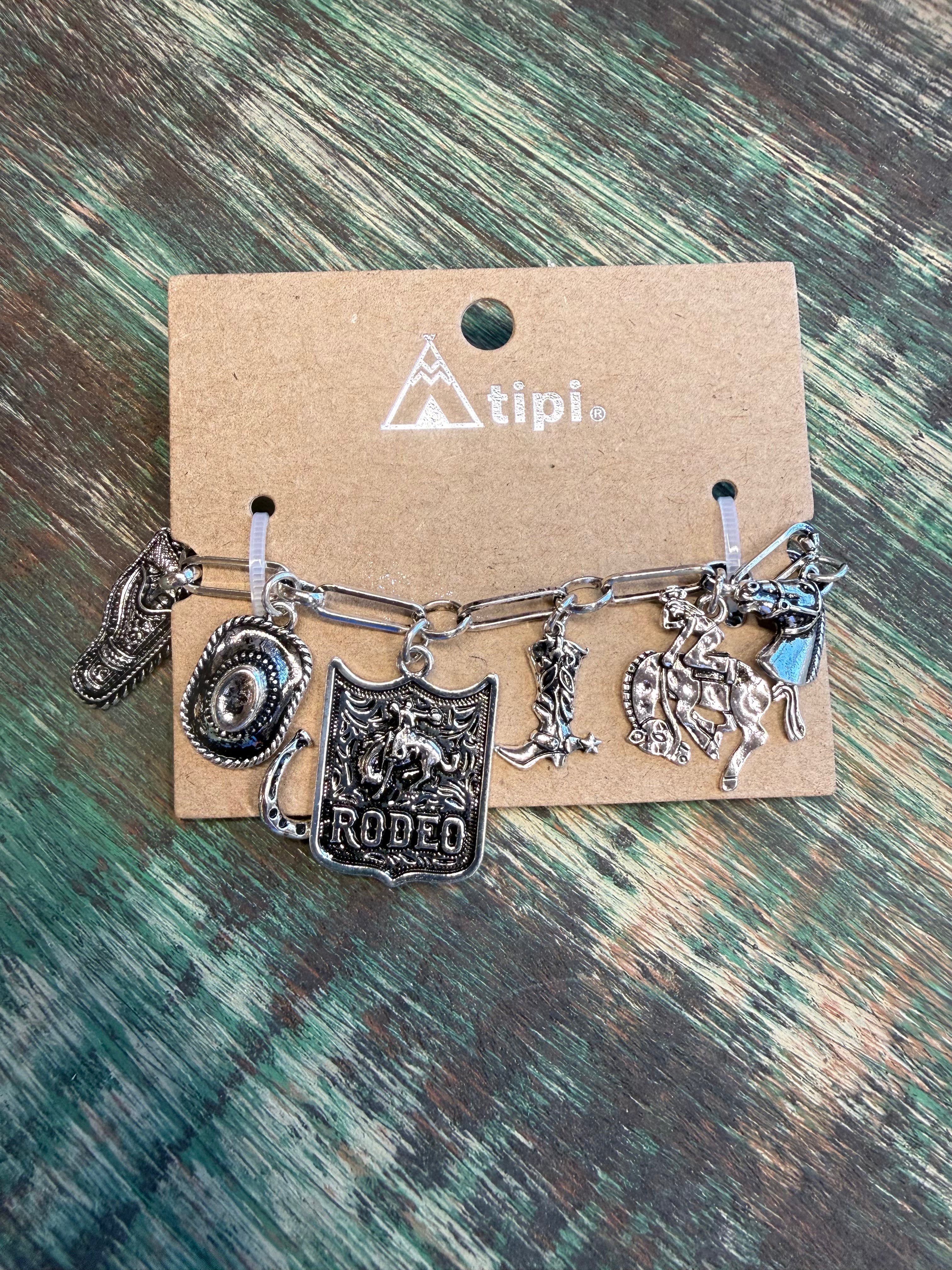 Silver Rodeo Silver Rodeo Charm Bracelet – The Ten Cent Pistol